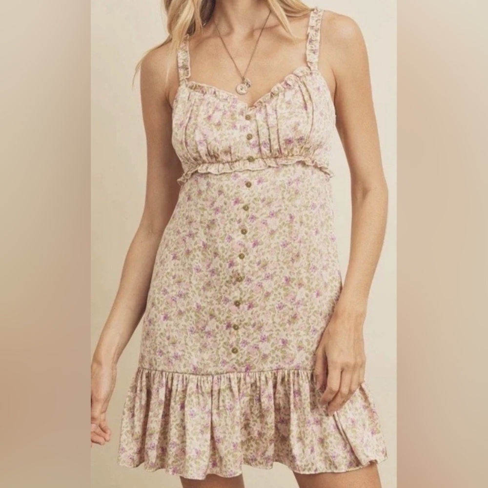 Floral Ruffle Dress